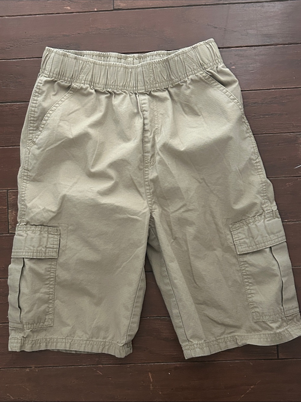 The Children's Place Khaki Cargo Shorts - Tan - 2 pair